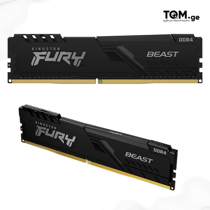 ოპერატიული Kingston Fury Beast 8GB DDR4 3600 MTs